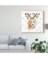 Beth Grove Holiday Paws Vi Canvas Art - 15" x 20"