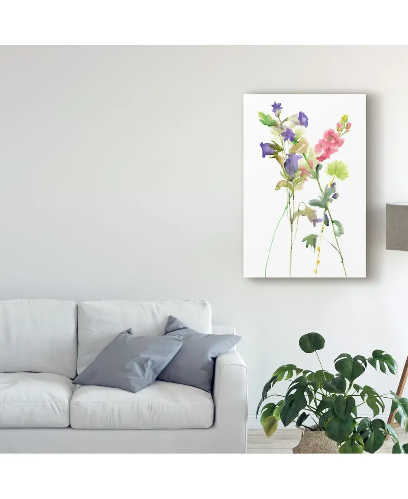 Melissa Wang Watercolor Floral Study Iv Canvas Art