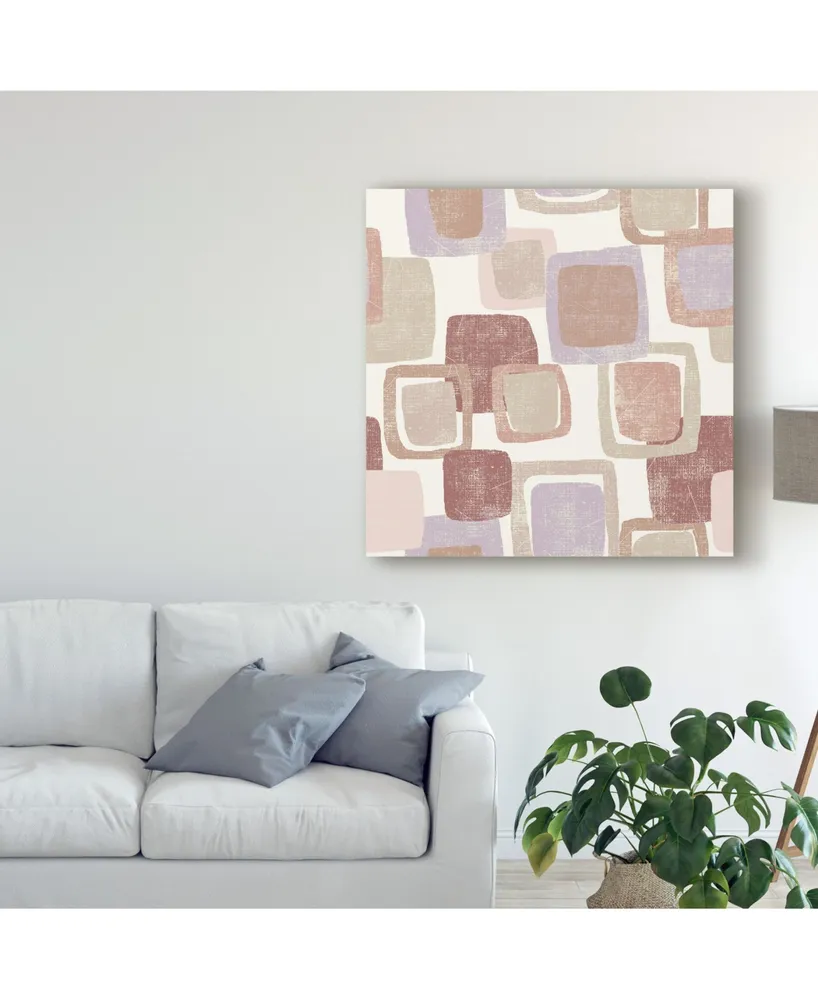 Wild Apple Portfolio Blocks Blush Canvas Art