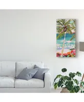 Karen Fields Palm Tree Wimsy I Canvas Art