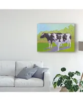 Carol Young Pasture Cows Ii Canvas Art - 15" x 20"