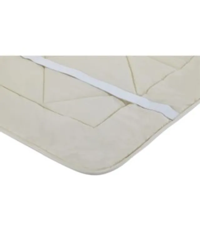 Sleep & Beyond Washable and Reversible Wool Mattress Pad - Cal King