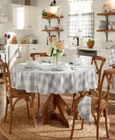 Elrene Farmhouse Living Buffalo Check 70" Round Tablecloth