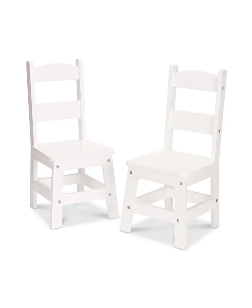 Melissa and Doug Wooden Chair Pair