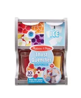 Melissa & Doug Wooden Thirst Quencher Drink Dispenser with Cups, Juice Inserts, Ice Cubes