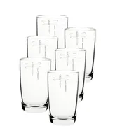 La Rochere Dragonfly 14-ounce Highball Glass, Set of 6.