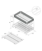 EveryRoom Elia Triple Twin Metal Bunk Bed