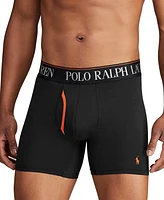 Polo Ralph Lauren Men's 3-Pack. 4-d Flex Cool Microfiber Boxer Briefs