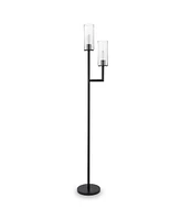 Basso Floor Lamp with Double Torchiere