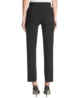 Dkny Stretch Crepe Essex Straight-Leg Dress Pants