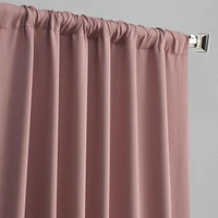 Half Price Drapes Fresco Blush Room Darkening Curtain
