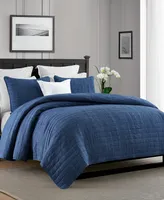 Enzyme Washed Crinkle Quilt Set