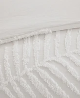 Madison Park Bahari Palm Tufted 3-Pc. Duvet Cover Set