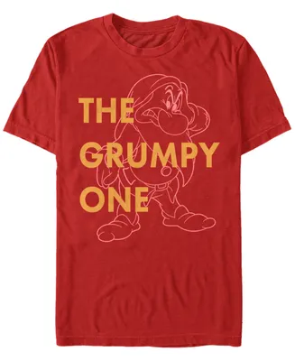 Disney Men's Grumpy Old Dwarf Short Sleeve T-Shirt