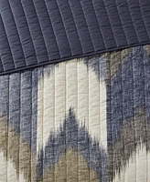 Ink+Ivy Alpine Chevron Stripe 3-Pc. Quilt Set, King/California King