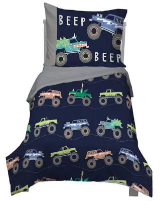 Carter's Monster Truck 4-Piece Toddler Bedding Set