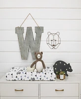 NoJo Mountain Patchwork Bear Head Wall Art