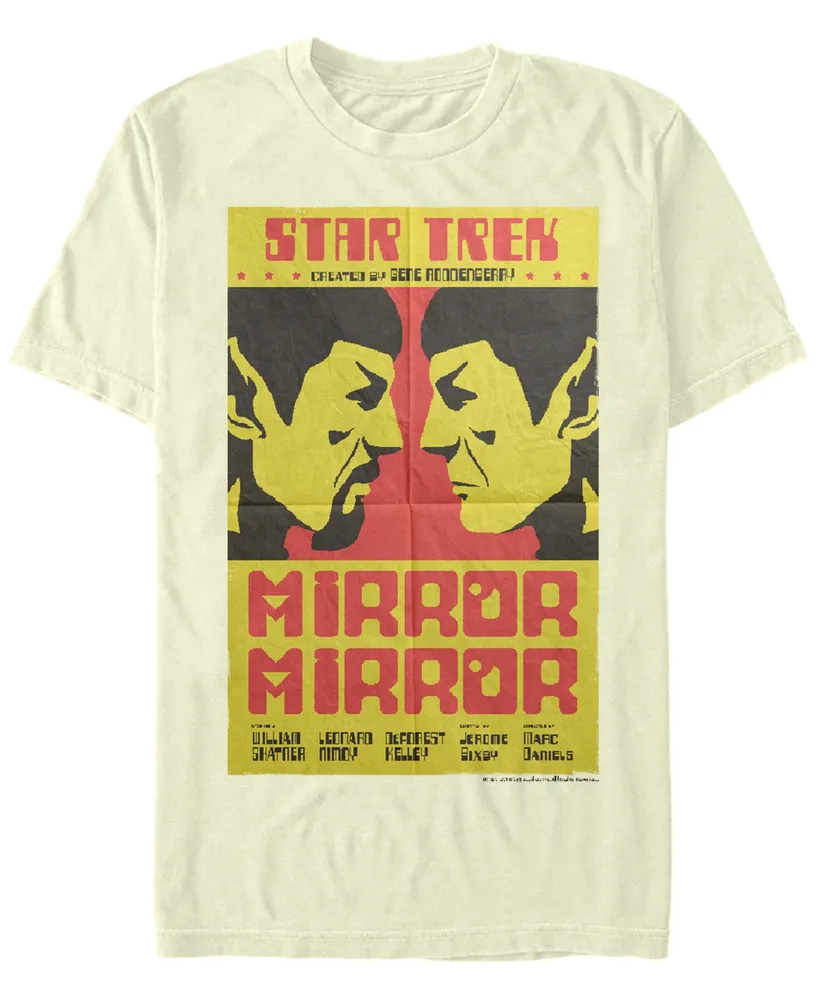 Star Trek Men's The Original Series Spock Mirrored Image Short Sleeve T-Shirt