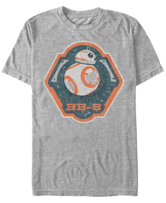 Star Wars Men's Bb-8 Badge Logo Short Sleeve T-Shirt