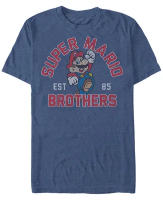 Nintendo Men's Super Mario Brothers Established 1985 Short Sleeve T-Shirt