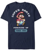 Nintendo Men's Super Mario Powering Up Since 1991 Short Sleeve T-Shirt