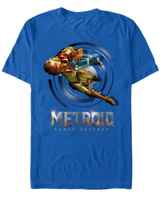 Nintendo Men's Metroid Samus Returns Short Sleeve T-Shirt