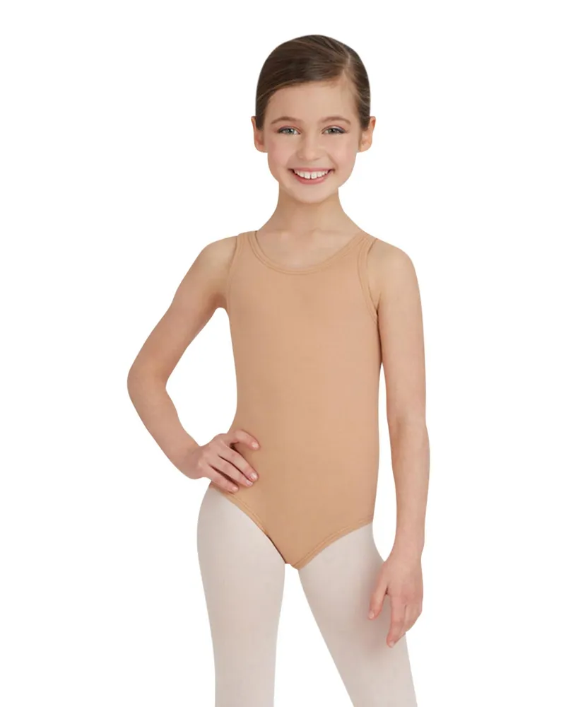 Capezio Child Nude Camisole Leotard with Adjustable Straps - Pink