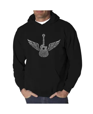 La Pop Art Men's Word Hooded Sweatshirt - Amazing Grace