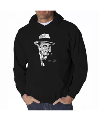 La Pop Art Men's Word Hoodie - Al Capone Original Gangster
