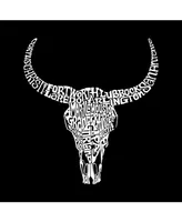 La Pop Art Men's Word Hooded Sweatshirt - Texas Skull