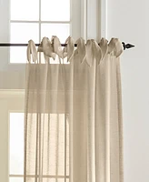 Elrene Vienna Tie-Top Sheer Window Curtain