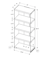 Monarch Specialties 60" H Bookcase