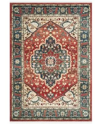 Lauren Ralph Lauren Chloe Lrl1221a Red Navy Area Rug