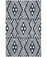 Lauren Ralph Lauren Imani Geometric LRL6609N Slate 4' X 6' Area Rug