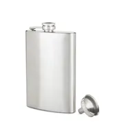 True Brands Stainless Steel Flask, 10 Oz