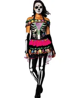 BuySeasons Women's Day of The Dead Adult Costume