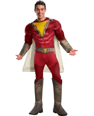 BuySeasons Men's Shazam Deluxe Adult Costume