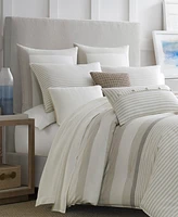 Nautica Saybrook Cotton Reversible 3-Piece Duvet Cover Set, King