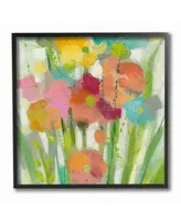 Stupell Industries Longstem Bouquet Painterly Flowers Framed Giclee Art, 12" x 12"