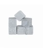 True Glacier Rocks 6 Piece Soapstone Cube Set