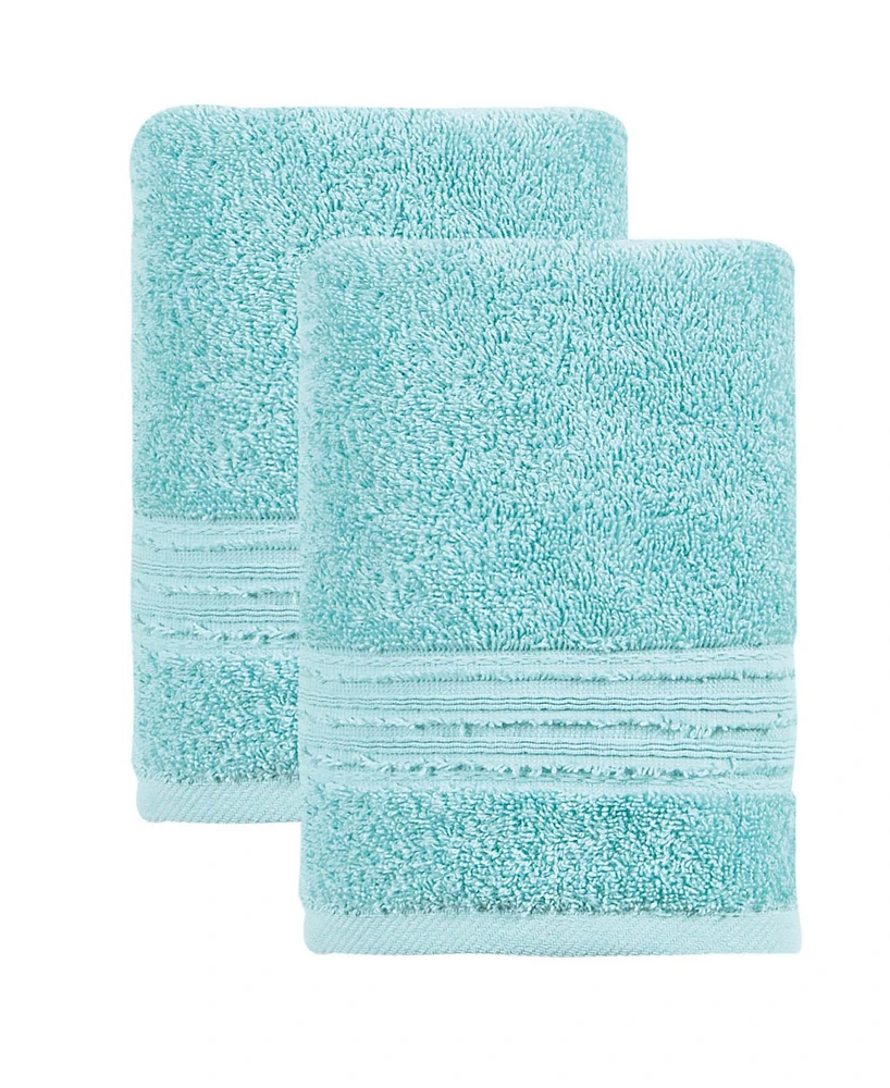 Ozan Premium Home Cascade 2-Pc. Hand Towel Set