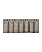 J Queen New York Cracked Ice Straight Window Valance, 88" x 18"
