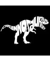 La Pop Art Men's Word Long Sleeve T-Shirt - Tyrannosaurus Rex