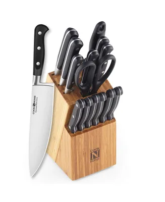 Cook N Home 15-Piece Knife Set with Storage Block,Model 02630