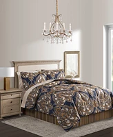Fairfield Square Collection Odyssey Scroll/Stripe Reversible 8 Pc. Comforter Sets, Exclusively at Macy's