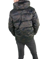 Men's Twill Block Puffer Jacket