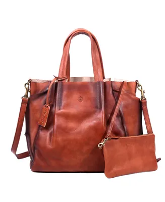 Old Trend Women's Genuine Leather Sprout Land Tote Bag
