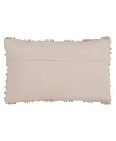 Saro Lifestyle Nubby Decorative Pillow, 12" x 20"