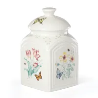 Lenox Butterfly Meadow 3 Pc. Canister Set, Created for Macy's - White Body With Butterfly Meadow Multi