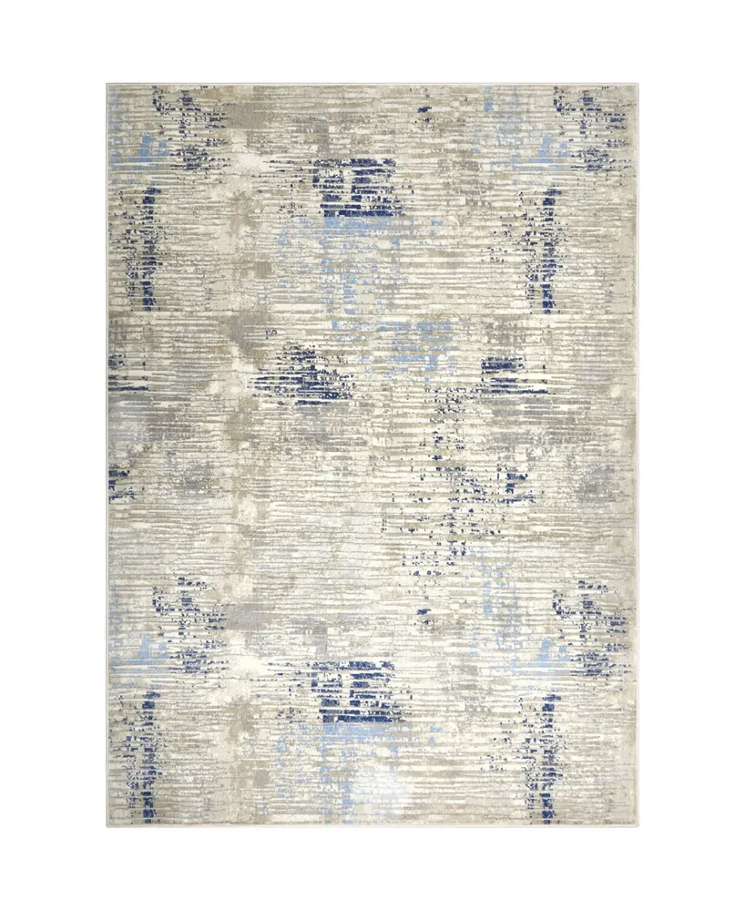 Global Rug Designs Barstow BAR02 Gray 5'2" x 7'2" Area Rug